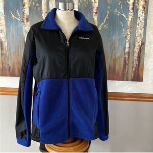 Columbia Two-Tone Black and Blue Jacket